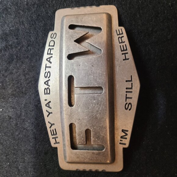 FTW belt buckle - Picture 1 of 2